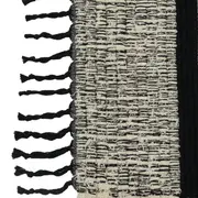 TAPETE 1,50 M X 2 M UMOJA - PRETO/NATURAL - Foto 2