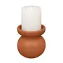 SUPORTE VELA BOTIJA - TERRACOTA - Foto 1