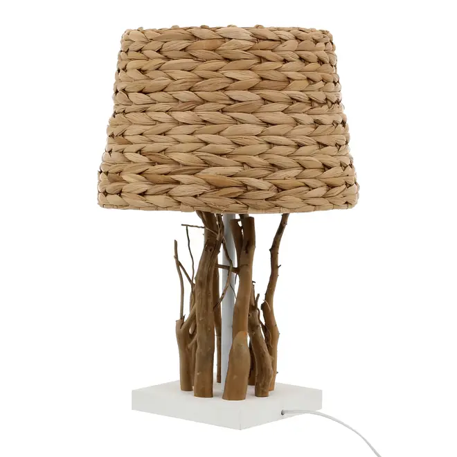 LUMINÁRIA MESA CAFEZAL G C/CUP TABOA P - BRANCO/FIBRA CLARA - Foto 4