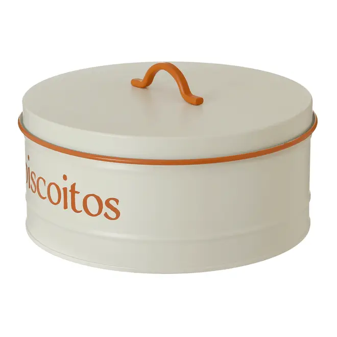 PORTA-BISCOITOS BODEGA - OFF WHITE/CASCA DE URUCUM - Foto 2