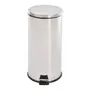 LIXEIRA COM PEDAL 30 L MALDEN - INOX/PRETO - Foto 2