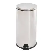 LIXEIRA COM PEDAL 30 L MALDEN - INOX/PRETO - Foto 2