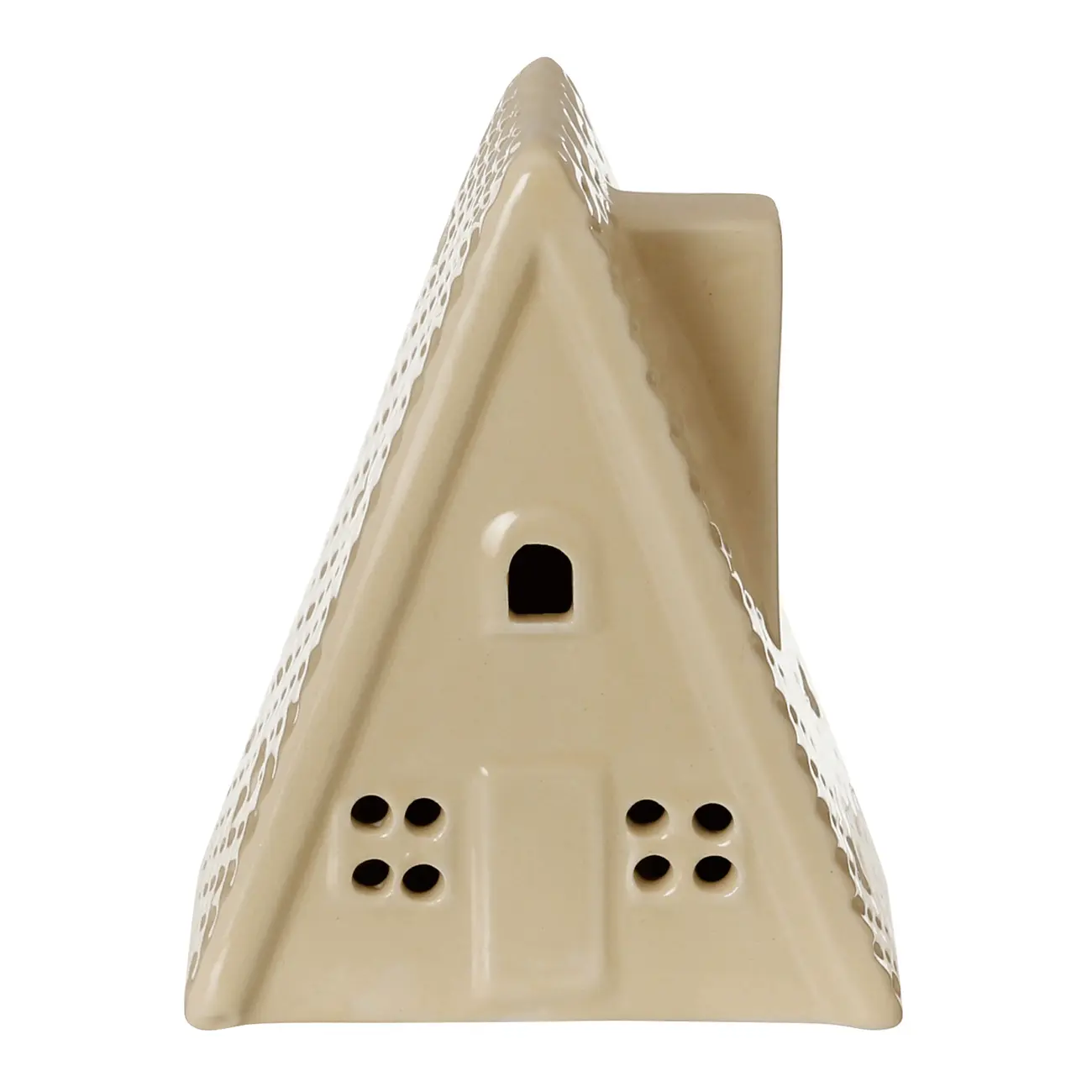 ADORNO CHALÉ 11 CM VILAREJO NOEL - NATURAL - Foto 1