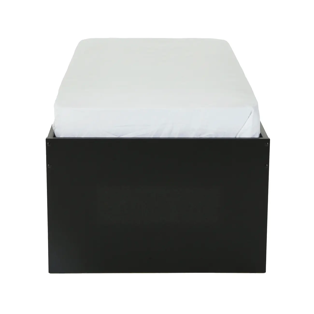 CAMA DE SOLTEIRO ALTA COM 4 GAVETAS 88 CM JOKER - PRETO - Foto 6