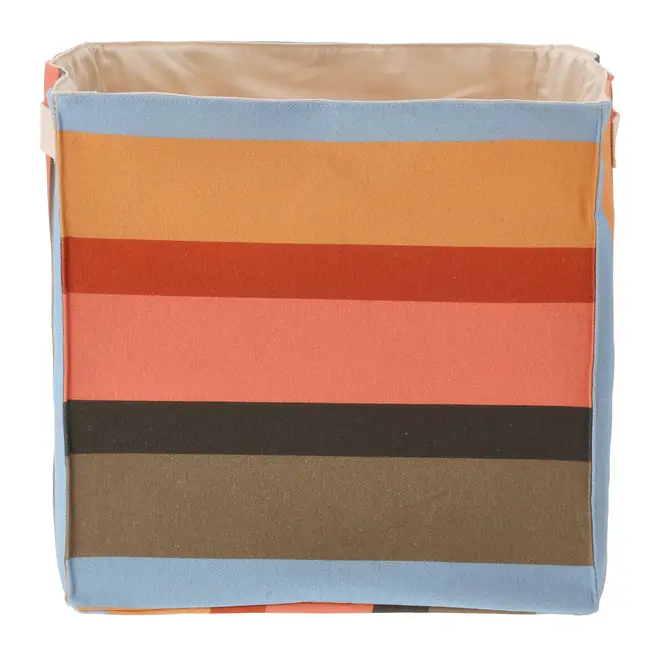 CESTO 35 CM X 35 CM X 35 CM VOA PASSARIM - NATURAL/MULTICOR - Foto 3