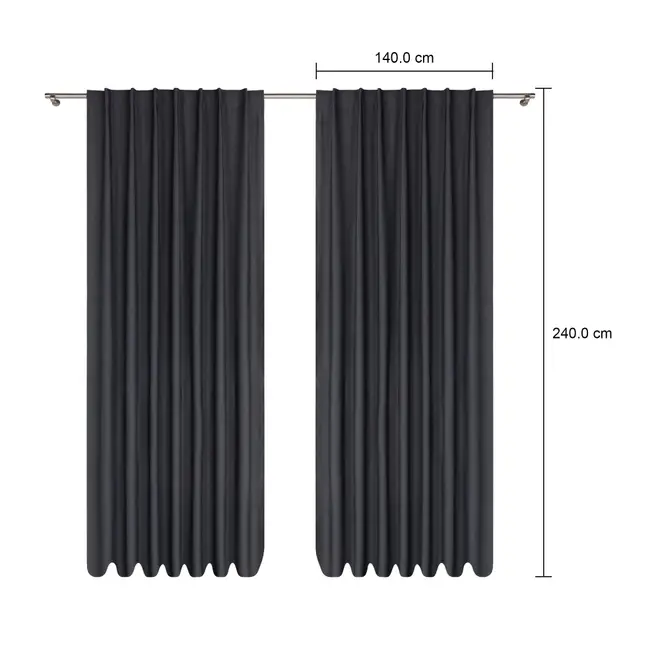 CORTINA BLACKOUT 60% 2 PEÇAS 2 M X 2,50 M OCLUDE - KONKRET - Foto 5