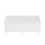 CAMA BOX DE CASAL C/GAVETA MIDDY - BRANCO/BRANCO - Foto 7