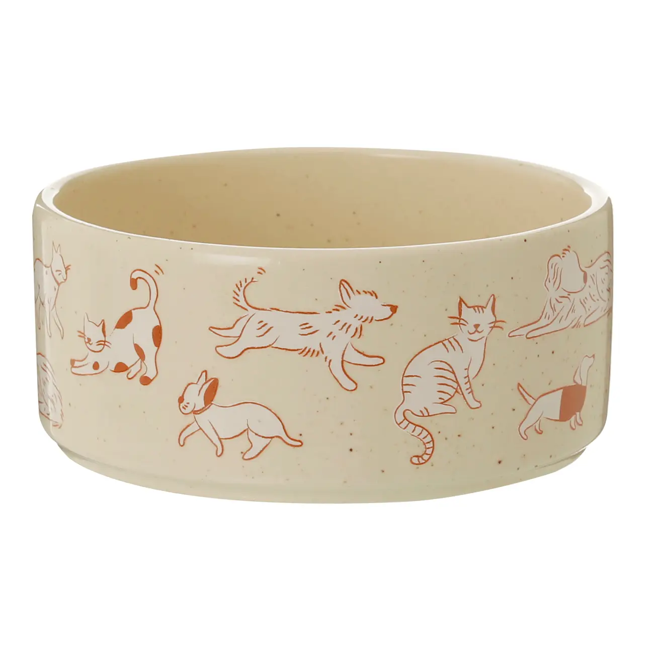 COMEDOURO PARA PET PETMEW - NATURAL/URUCUM - Foto 1