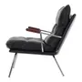 POLTRONA GOOGIE - CROMADO/PRETO - Foto 5