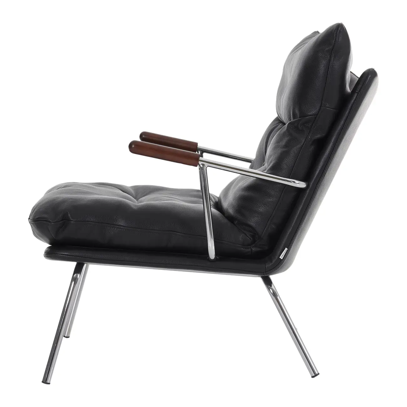 POLTRONA GOOGIE - CROMADO/PRETO - Foto 5