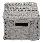 CESTO DOBRÁVEL 34 CM X 24 CM X 15 CM NID - CINZA PROVENCE - Foto 3