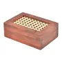 CAIXA COM PALHINHA 18 CM X 12 CM X 6 CM STROH - NOZES/NATURAL - Foto 2