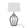 LUMINÁRIA DE MESA ANFORA C/CUP K - CASTANHO/BRANCO - Foto 2