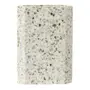 PORTA-ESCOVA/PASTA TERRAZZO FUSION - BRANCO/ESTANHO - Foto 3