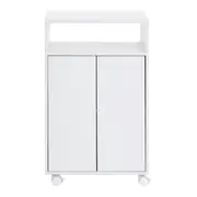 CARRINHO 2 PORTAS 55 CM X 42 CM PRÁTICA - BRANCO - Foto 1