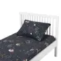 LENÇOL DE SOLTEIRO 1,60 M X 2,40 M ZOODIAC - CINZA/MULTICOR - Foto 6