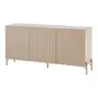 BUFFET 3 PORTAS 1,65 M X 40 CM RIBS - AREIA/AREIA - Foto 2