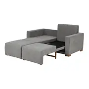 SOFÁ-CAMA 2 LUGARES ORIGAMI - CINZA/TAUARI - Foto 12