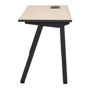 MESA 1,50 M X 60 CM COM CAIXA PARA CONECTIVIDADE ALETA - KONKRET/OAK TAMMI - Foto 4