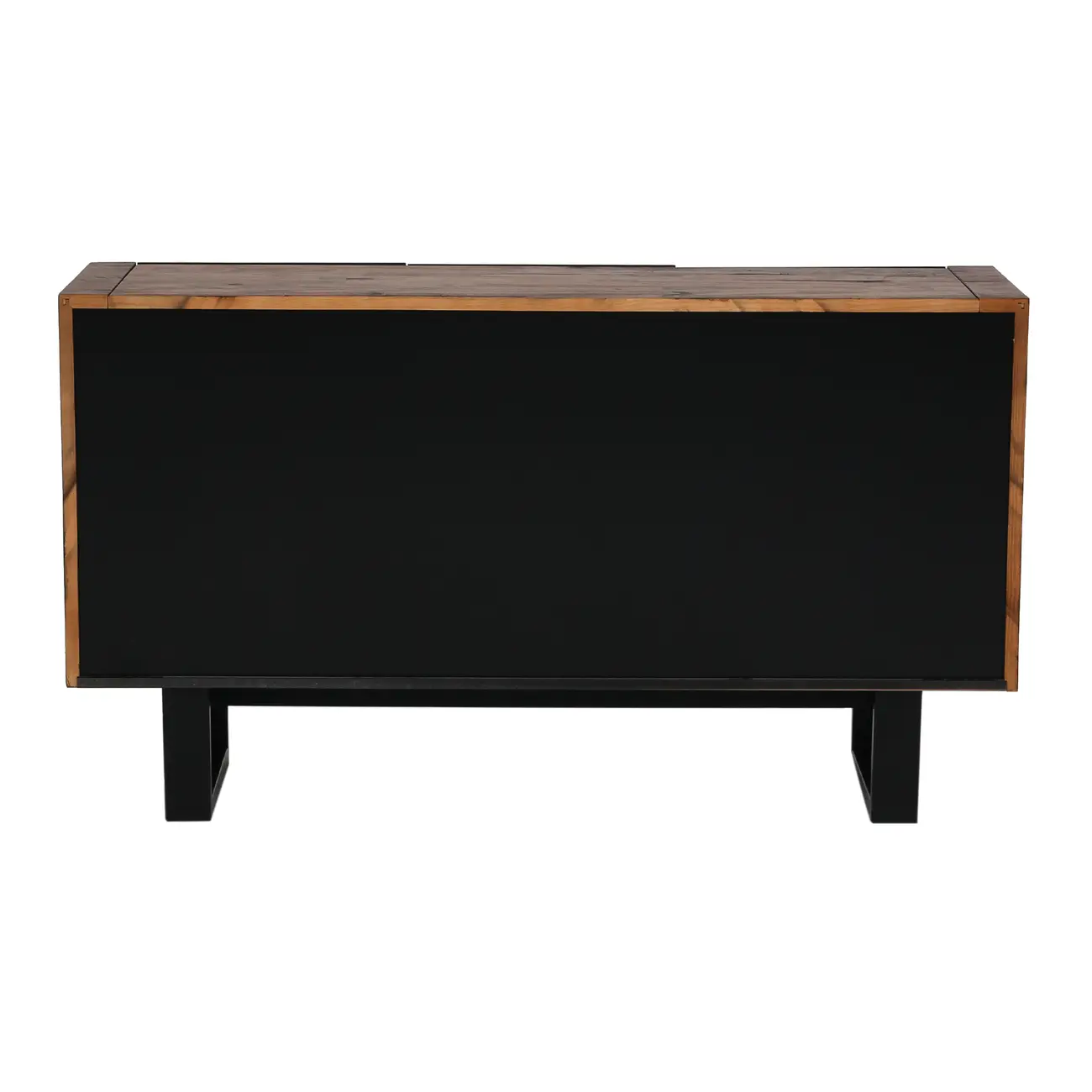 BUFFET 3 PORTAS 1,35 M X 40 CM NIARA - NOZES RÚSTICO/PRETO - Foto 11