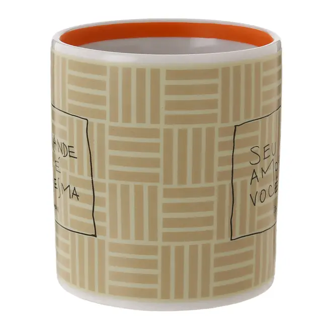 CANECA 350 ML IDA - SEU AMOR - NATURAL/PRETO - Foto 3