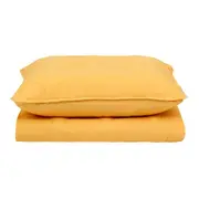 JG DE COLCHA 2 PÇS SATÉLITES SOLTEIRO - AMARELO HANBAR - Foto 1