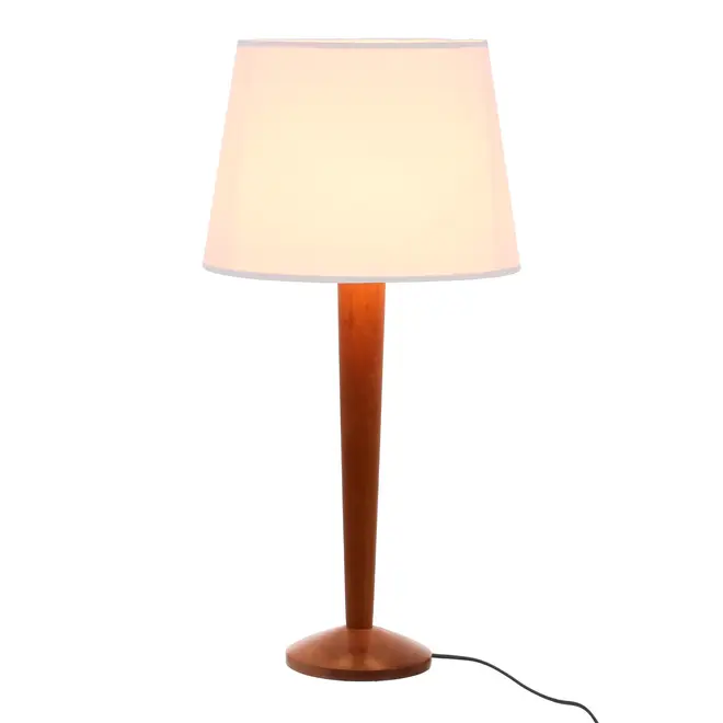 LUMINÁRIA DE MESA MOG C/CUP P - NOZES/BRANCO - Foto 1