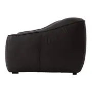 SOFÁ 3 LUGARES PLÁTANO - COURO MARROM DE LEI - Foto 3