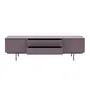 RACK 2 PORTAS/2 GAVETAS 1,80 M X 42 CM THE FOLD - RUBY MOCHA/RUBY MOCHA - Foto 3