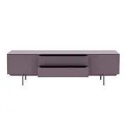 RACK 2 PORTAS/2 GAVETAS 1,80 M X 42 CM THE FOLD - RUBY MOCHA/RUBY MOCHA - Foto 3