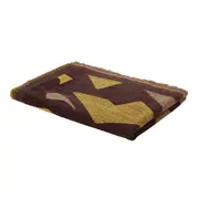 MANTA PARA SOFÁ 1 M X 1,45 M OFFCUTS - MARROM/AMARELO HANBAR - Foto 3