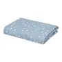 LENÇOL COM ELÁSTICO SOLTEIRO 88 CM X 1,88 M X 30 CM DELICADÊ CADÊ - BLEU CENDRÉ/OFF WHITE - Foto 2