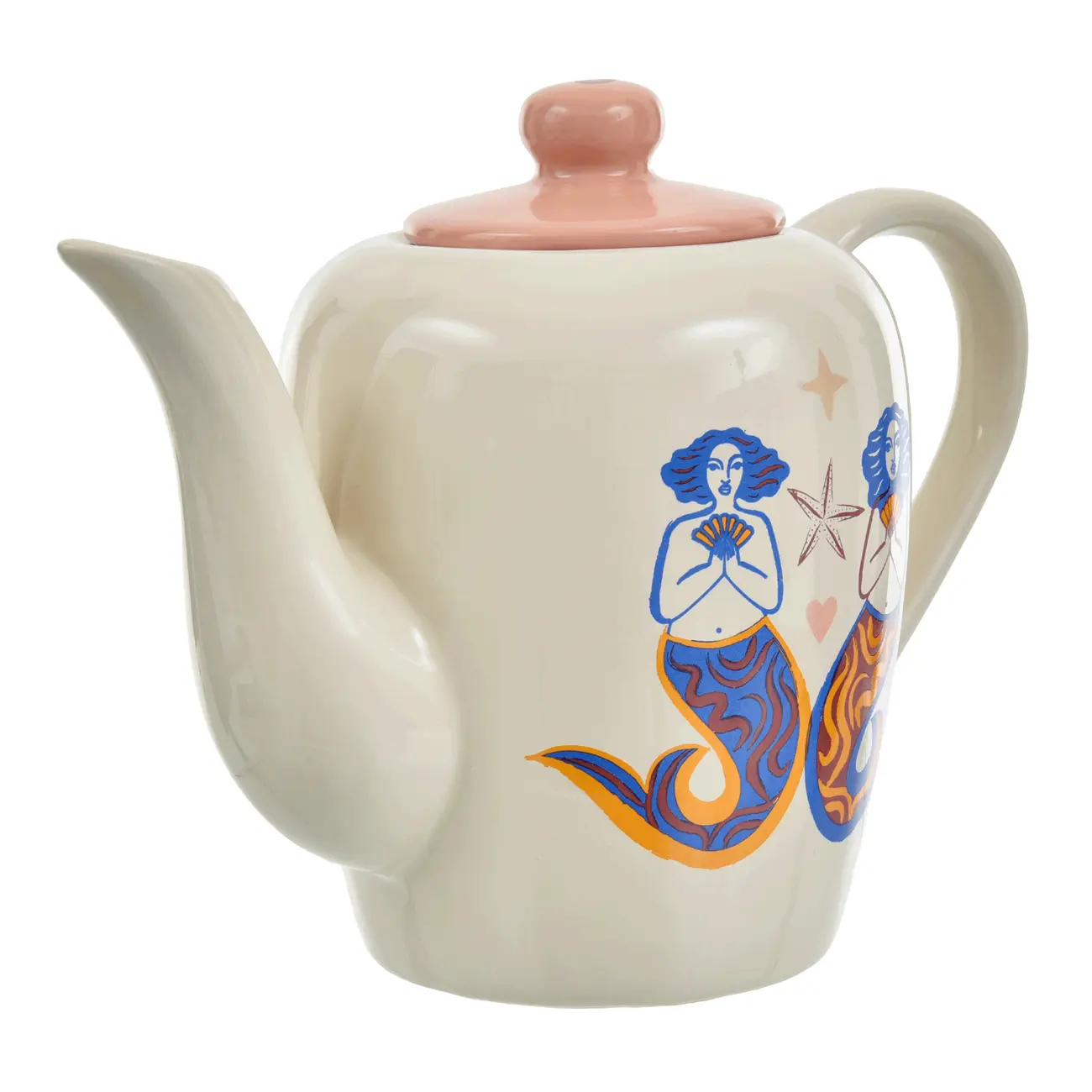 BULE/LEITEIRA 1,2 L MINHA MÃE É SEREIA - OFF WHITE/AZUL HISTÓRICO - Foto 2