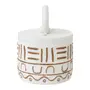 CAIXA 15 CM X 15 CM X 20 CM LIWALE - BRANCO/CANELA DO CEILÃO - Foto 3