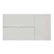 ARMÁRIO COZINHA COMPL. 2P 3P 3 PÇS SLEEK - BRANCO/GRANILITE - Foto 2