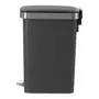 LIXEIRA COM PEDAL 15 L DAY USE - KONKRET/INOX - Foto 6