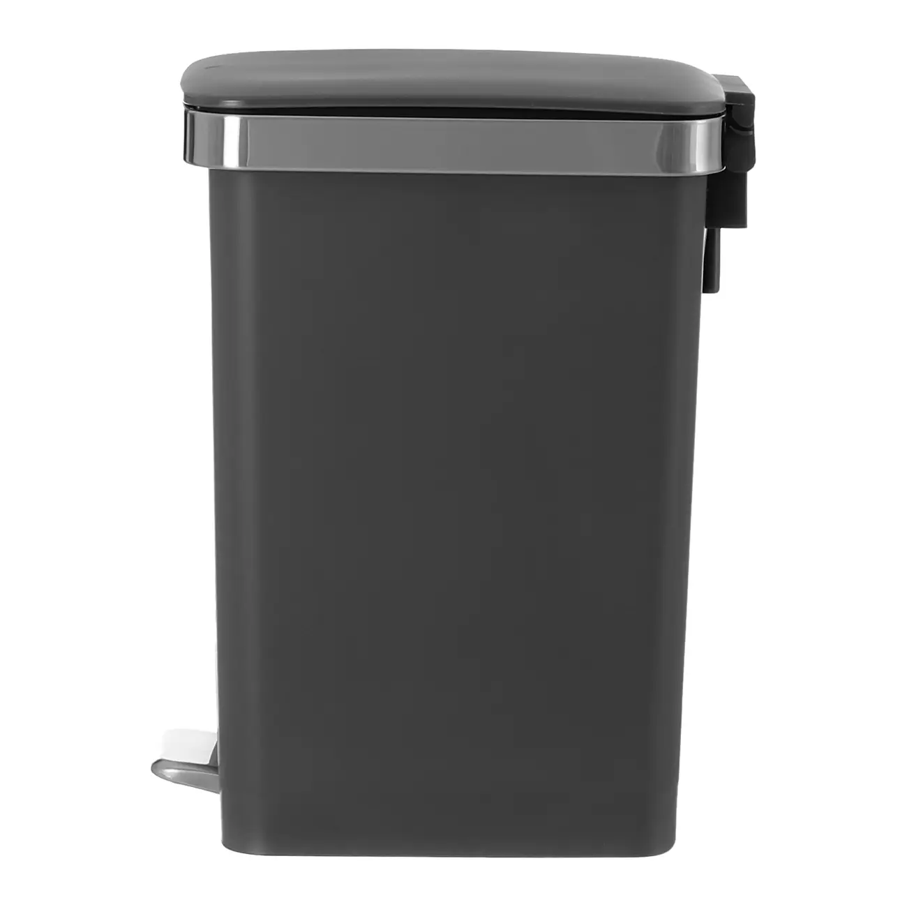 LIXEIRA COM PEDAL 15 L DAY USE - KONKRET/INOX - Foto 6