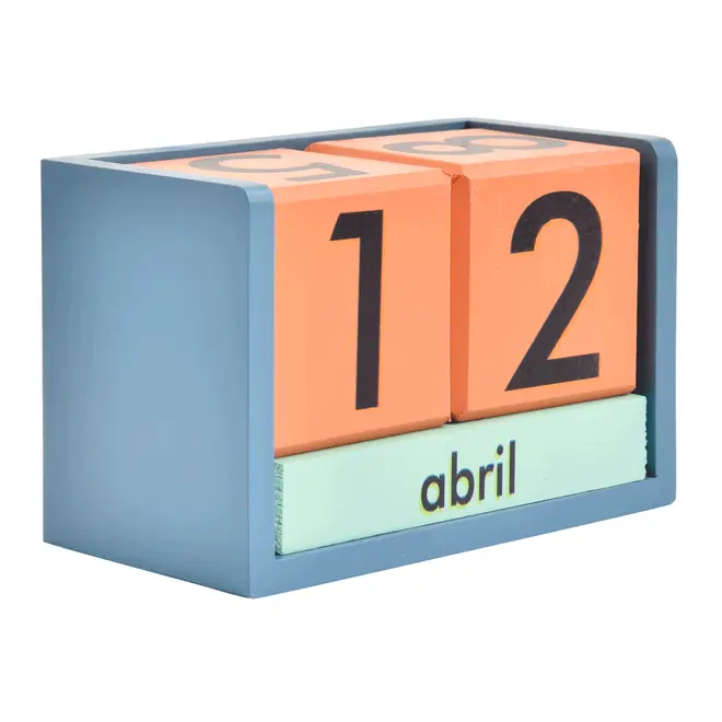 CALENDÁRIO MESA FLUKE - ZIMBRO/CORES CALEIDOCOLOR - Foto 2
