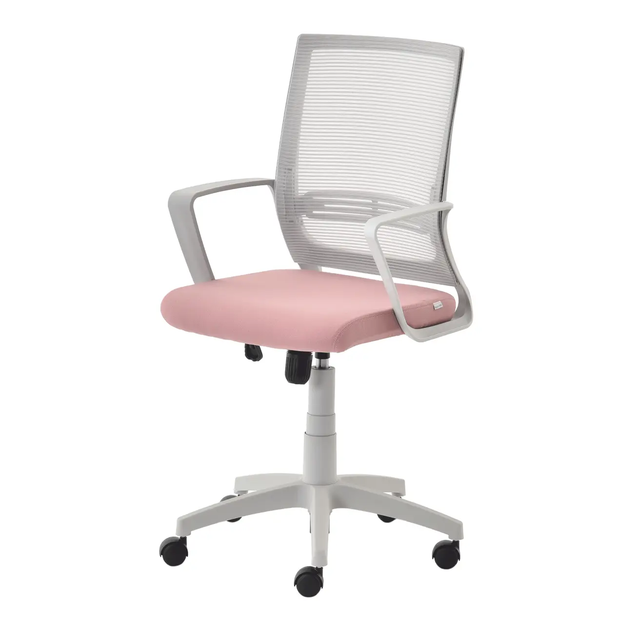 CADEIRA DE ESCRITÓRIO FRESH - CINZA CLARO/QUARTZO ROSA - Foto 1
