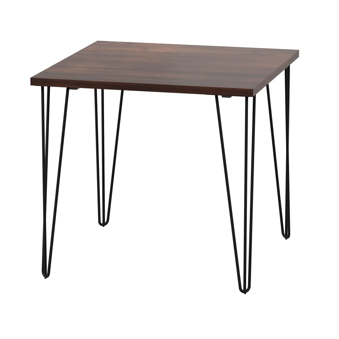 MESA DE JANTAR MESA 80 CM X 80 CM ZAHARA - PRETO/NOZES RÚSTICO - Foto 29