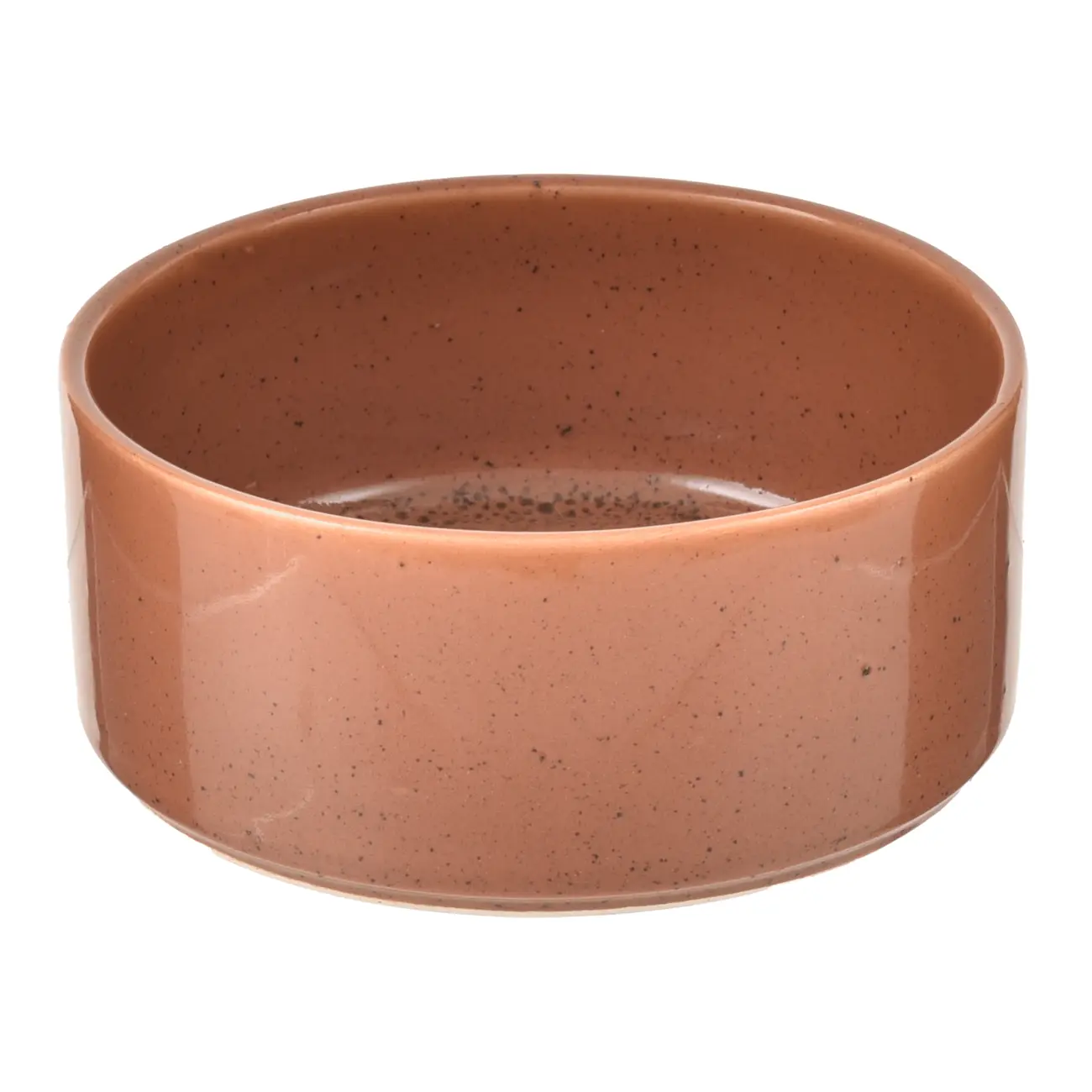 COMEDOURO PARA PET CERAMIS - MARROM/MANJERICÃO - Foto 1