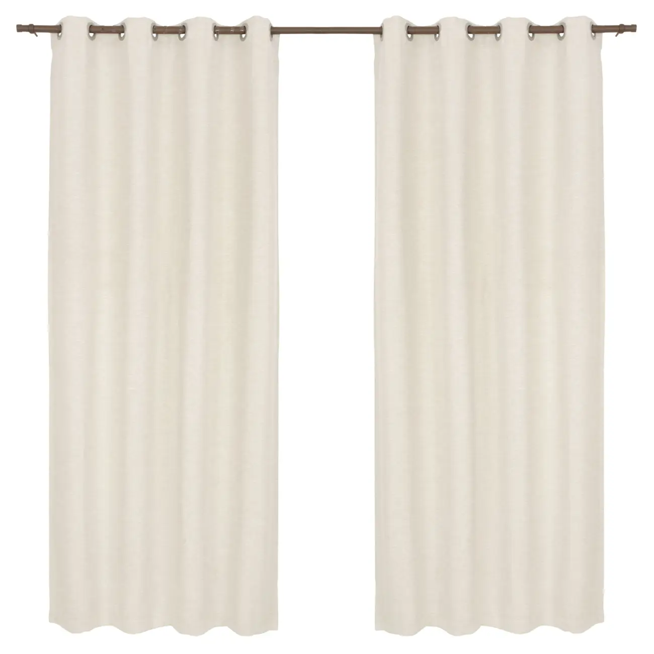 CORTINA BLACKOUT 70% 2 PEÇAS 1,30 M X 2,30 M MISCANTHUS - MESCLADO NATURAL - Foto 1