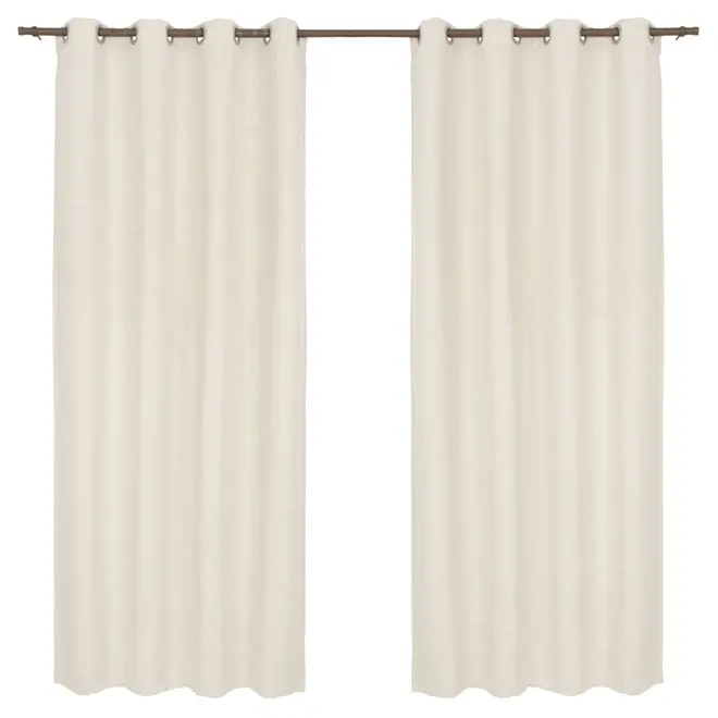 CORTINA BLACKOUT 70% 2 PEÇAS 1,30 M X 2,30 M MISCANTHUS - MESCLADO NATURAL - Foto 1