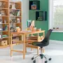 SKED CADEIRA HOME OFFICE - CROMADO/PRETO - Foto 6