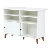 BALCÃO 2 PORTAS DE CORRER 1,20 M X 60 CM LIN - BRANCO/NOZES - Foto 6