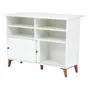 BALCÃO 2 PORTAS DE CORRER 1,20 M X 60 CM LIN - BRANCO/NOZES - Foto 6