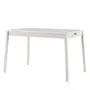 MESA DE JANTAR 1,39 M X 89 CM PALETBOX - NATURAL WASHED/BRANCO - Foto 2