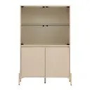AREIA/INCOLOR - CRISTALEIRA 4 PORTAS 90X139 RIBS