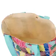 BOLSA DE PRAIA VIBRA VERÃO - AÇAY/VERDE ÁGUA - Foto 7