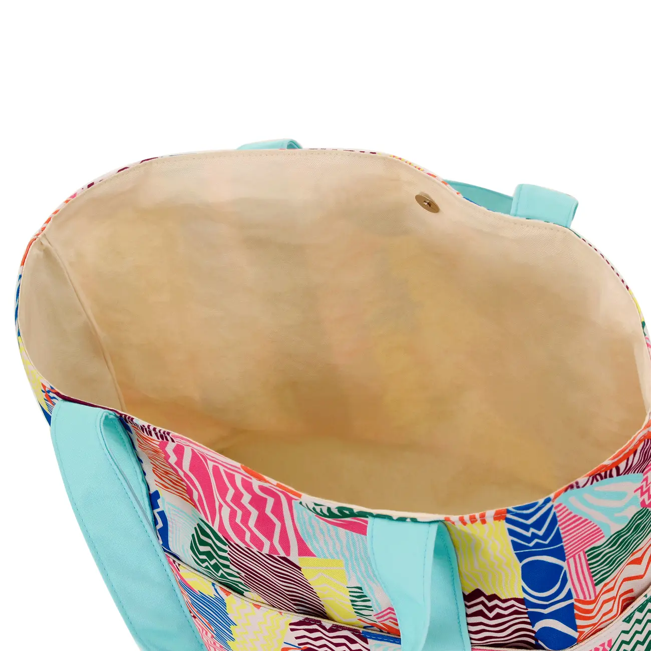 BOLSA DE PRAIA VIBRA VERÃO - AÇAY/VERDE ÁGUA - Foto 7